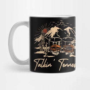 Talkin' Tennessee Mountain Whiskey Glasses Country Music Mug